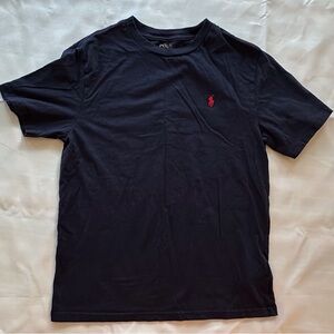 Polo Ralph Lauren short sleeve navy crewneck tee shirt boys large‎ 14/16